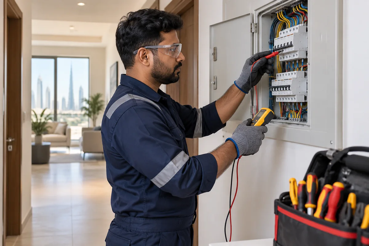 Representative scene for Electrical service